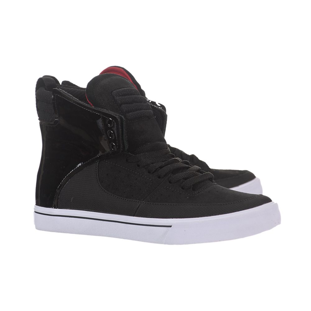 Baskets Montantes Supra Kondor x Lil Wayne Noir Black/White-Red-White Homme | OTX-87793967